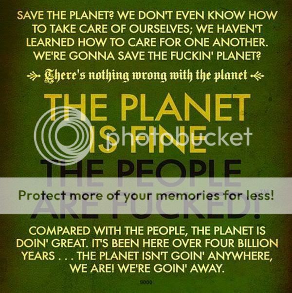 The planet is fine The planet is fine